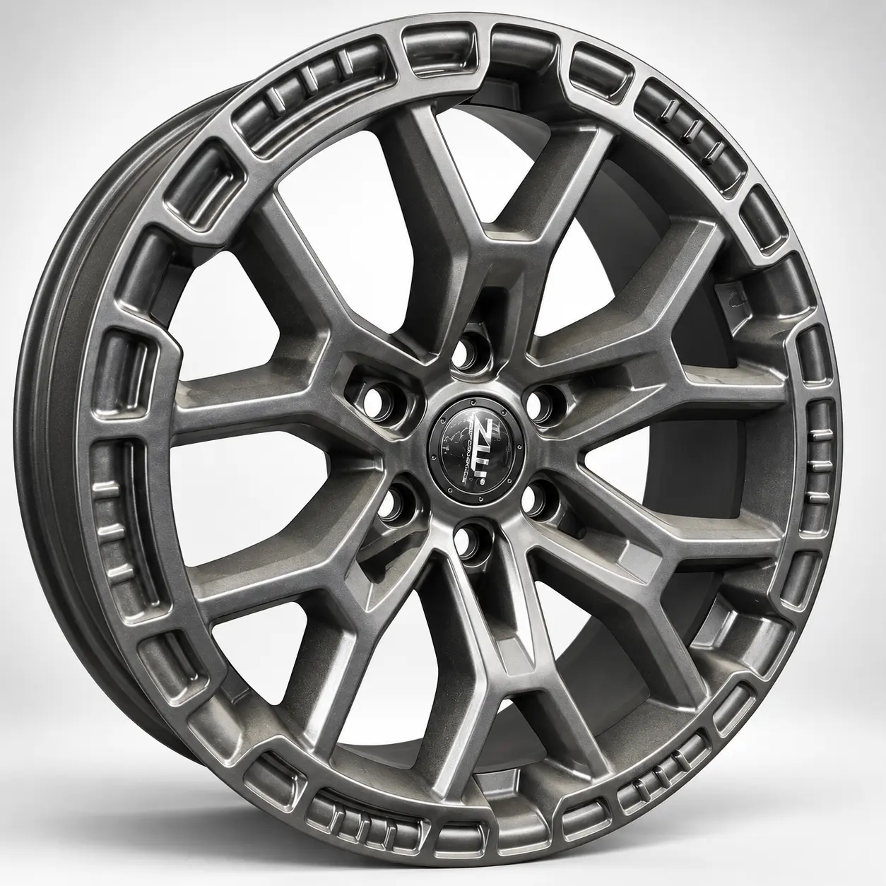 Roda automotiva grafite para SUVs e picapes